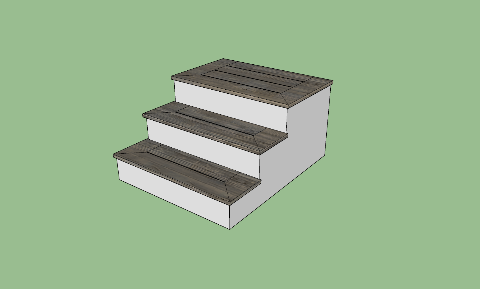 3 Feet Wide - 3 Steps