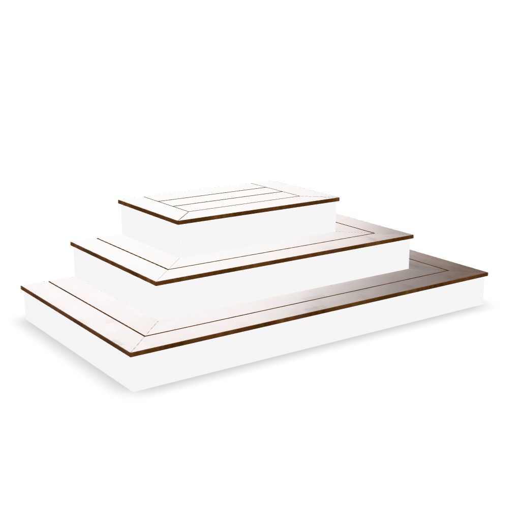 StairsDelivered Bi-Directional Steps — 4' × 4 Risers